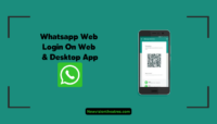 Whatsapp Web Login On Web Desktop App