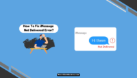How to fix iMessage Not Delivered Error? How To Fix iMessage Not Delivered Error