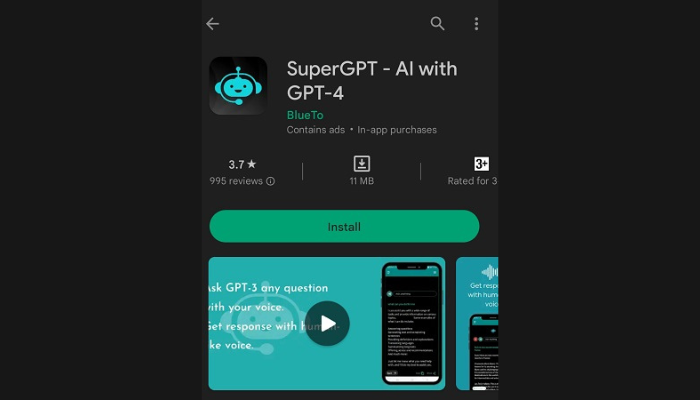 SuperGPT AI With GPT4