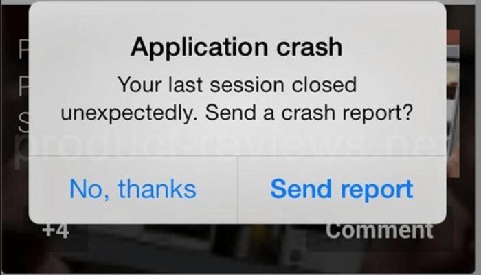 iphone app crash