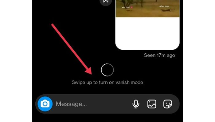Turn On Vanish Mode On Instagram