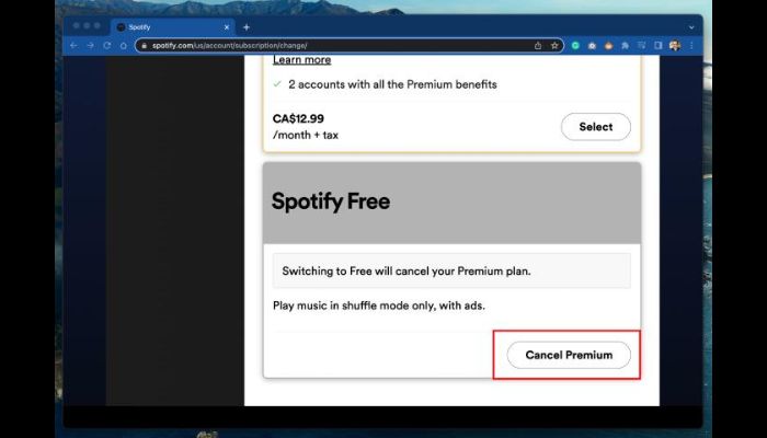 Cancel Premim