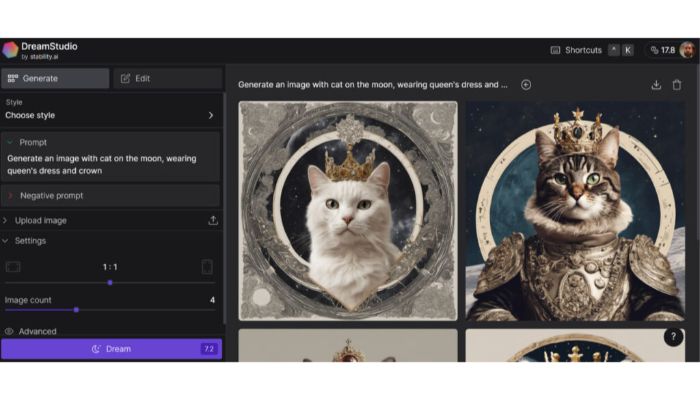 Stable Diffusion AI (Dream Studio) - Midjourney Alternatives