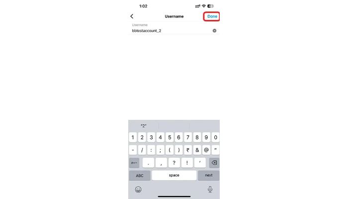 Edit threads Username