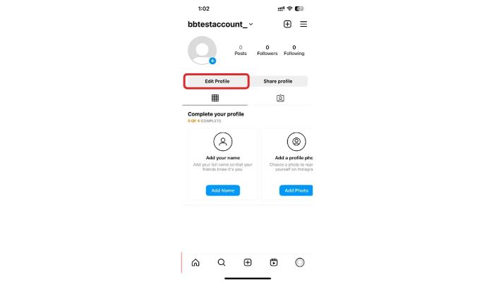 edit Threads profile