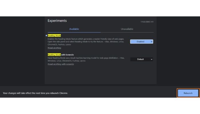 enable read mode
