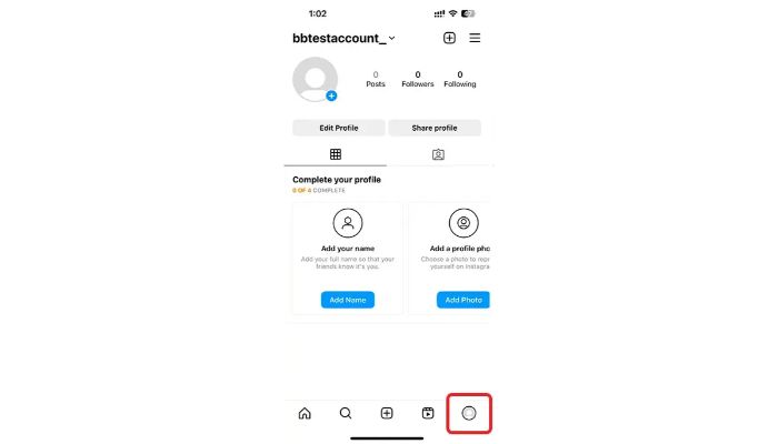 threads account