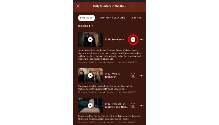 Episode downloaded